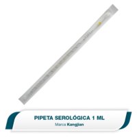 Pipeta serológica 1 ml. Estéril. empaquetado individualmente. Kangjian