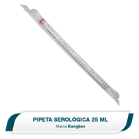 Pipeta Serológica 25 Ml. Estéril. Empaquetado Individualmente. Kangjian