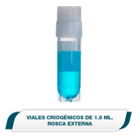 Viales Criogénicos de 1.8 Ml. Rosca Externa