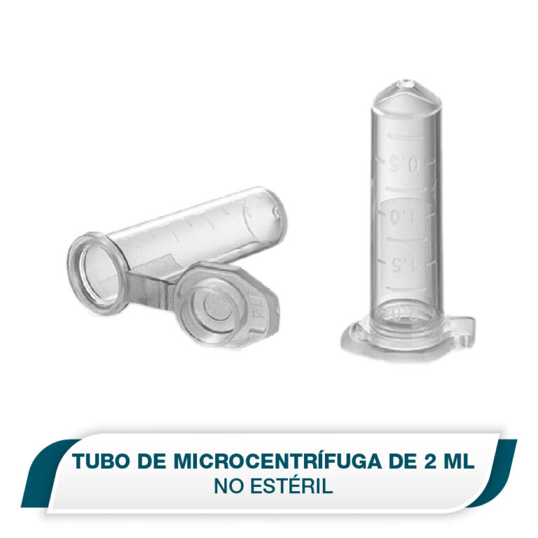 Tubo de microcentrífuga de 2 ml.