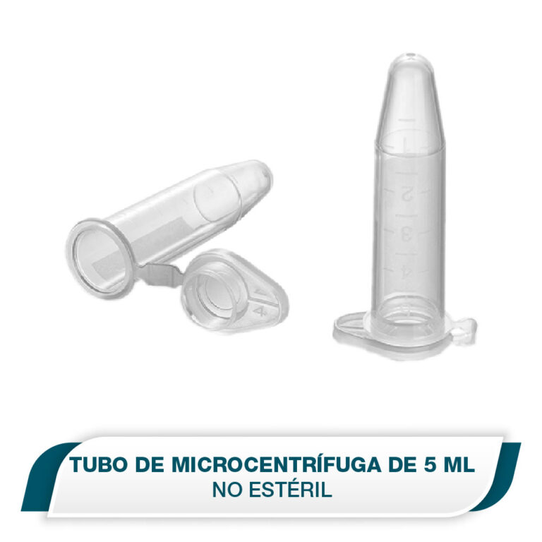 Tubo De Microcentrífuga De 5 Ml no estéril jetbiofil