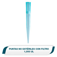 Puntas con filtro en bolsa de 1000 ul