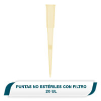 Puntas con filtro en bolsa de 20 ul
