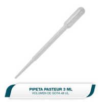 Pipeta pasteur 3 ml – 48 ul
