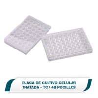 Placa de cultivo celular de 48 pocillos