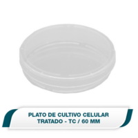 Plato de cultivo celular 60 mm tratado