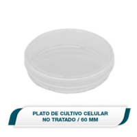 Plato de cultivo celular 60 mm no tratado