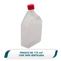 Frasco de cultivo de 175 cm2 tapa ventilada