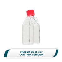 Frasco de cultivo de 25 cm2 tapa cerrada