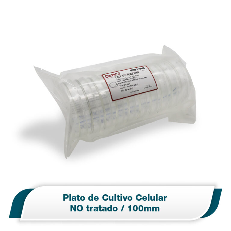 Plato de cultivo celular 100 mm no tratado