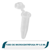 Tubo de microcentrífuga PP 0.5 ml no estéril
