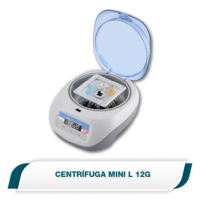 Centrífuga MiniL-12G, 500-12000 rpm.