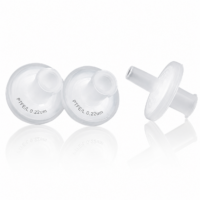 Filtro jeringa 13mm, soldado, PTFE, 0.22µm