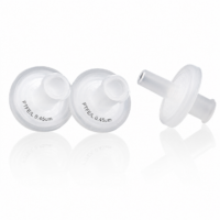 Filtro jeringa 13mm, soldado, PTFE, 0.45µm