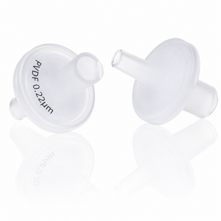 Filtro jeringa 13mm, soldado, PVDF, 0.22µm