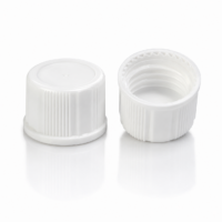 Tapa blanca para viales de 7 y  8 mL con cuello 15-425