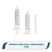 Jeringa para HPLC desechable de 5 mL