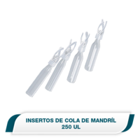 Insertos de 250 µL  con base de mandril