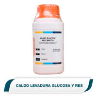 Caldo levadura glucosa y res