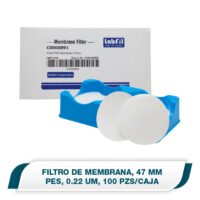 Filtro membrana 47mm, PES, 0.22µm