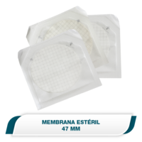Membrana estéril de mezcla de ésteres de celulosa, 47mm, con rejilla negra, 0.45 µm