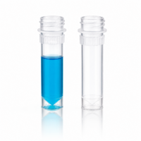 Microtubo de 2 ml con tapón de rosca Base con faldón