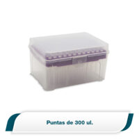 Puntas de 300 ul.