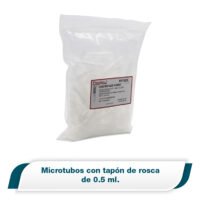 Microtubos con tapón de rosca de 1,5 ml.
