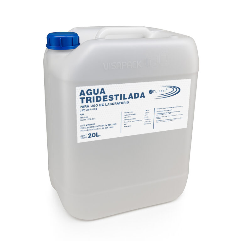 AGUA TRIDESTILADA