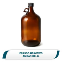 Frasco reactivo, Ámbar de 4 L