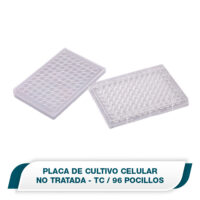 Placa De Cultivo Celular De 96 Pocillos, NO Tratada  50pz