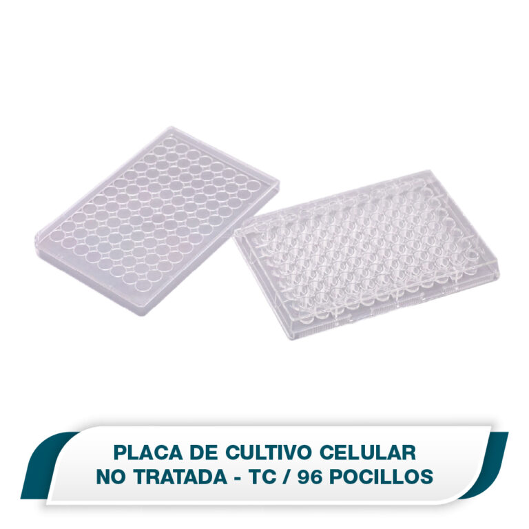 Placa De Cultivo Celular De 96 Pocillos, NO Tratada  50pz
