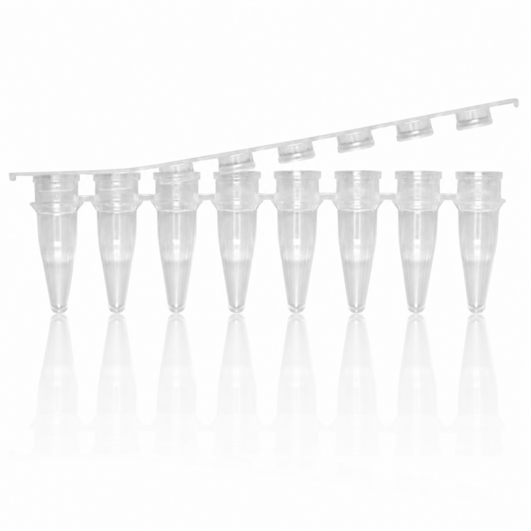 Tubos y tapas PCR en tiras de 8. 0.2 ml. Cellpro
