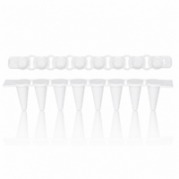 Tubos y tapas PCR en tiras de 8. 0.1 ml. Blancos. Cellpro