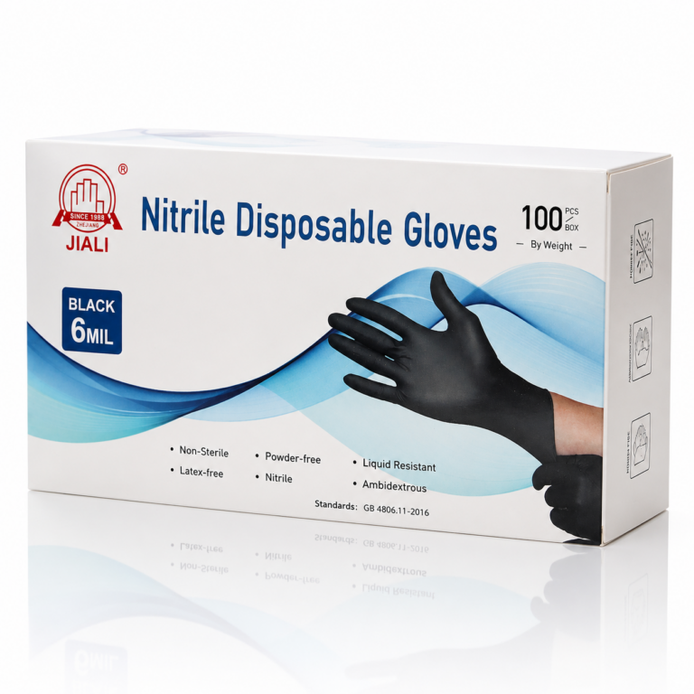 Guante de nitrilo negro, talla chica